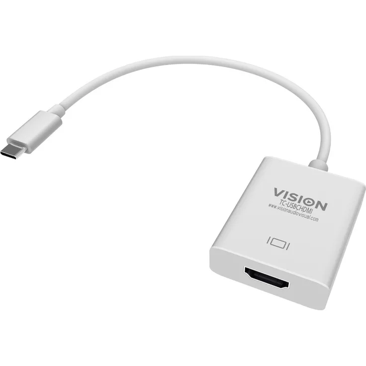 Vision TC-USBCHDMI - Externer Videoadapter - USB-C 3.1 - HDMI - weiß - Einzelhandel