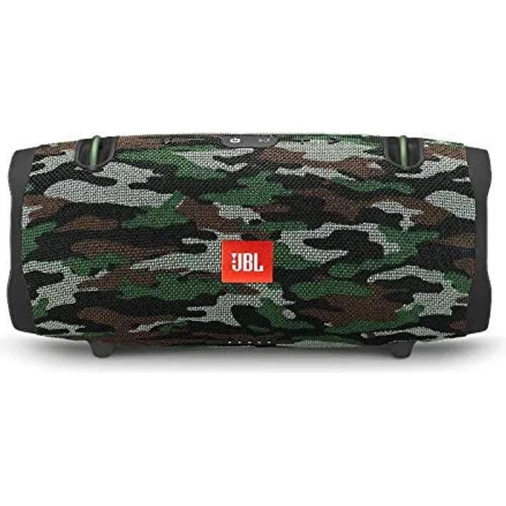 JBL Xtreme 2 Musikbox - Wasserdichter, portabler Stereo Bluetooth Speaker mit integrierter Powerbank - Mit nur einer Akku-Ladung bis zu 15 Stunden Musikgenuss Camouflage – Bild 3