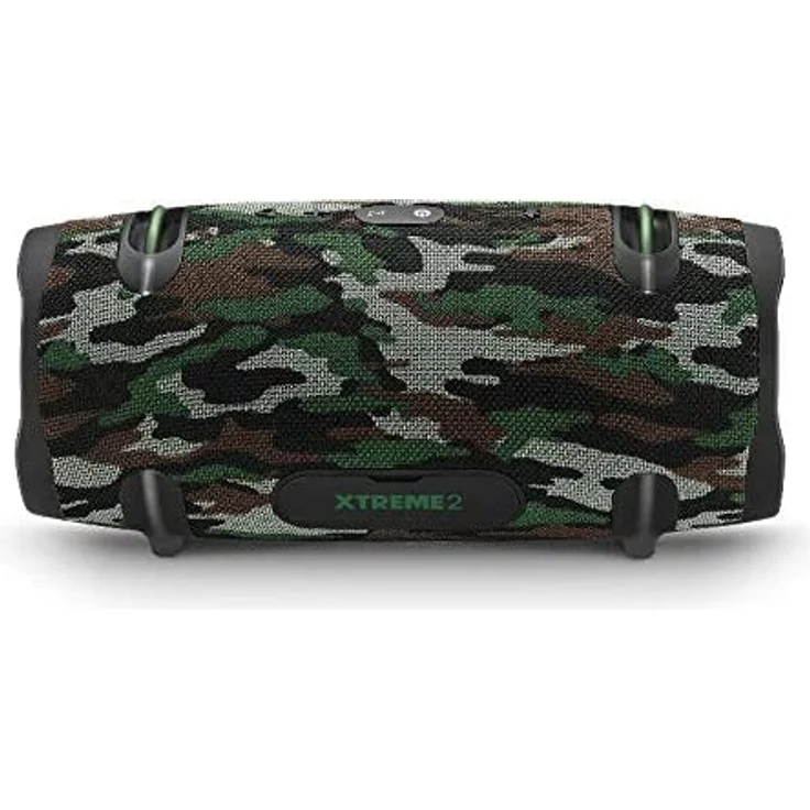 JBL Xtreme 2 Musikbox - Wasserdichter, portabler Stereo Bluetooth Speaker mit integrierter Powerbank - Mit nur einer Akku-Ladung bis zu 15 Stunden Musikgenuss Camouflage – Bild 4