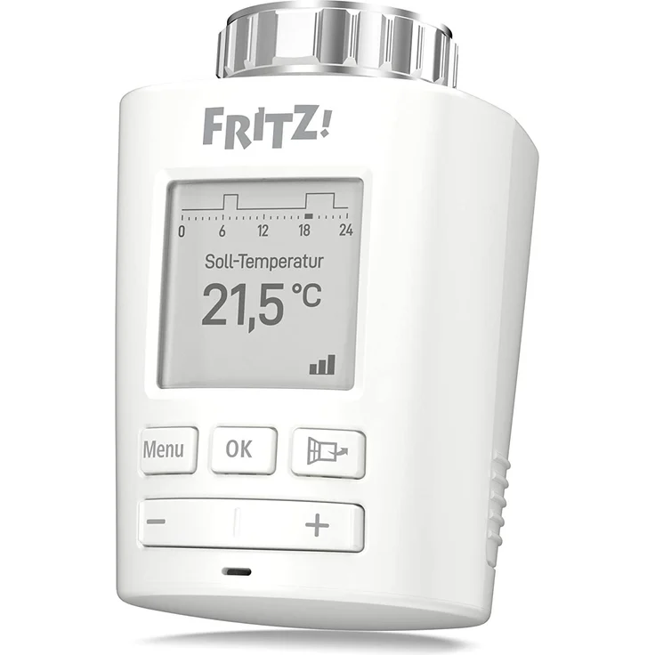 AVM FRITZ!DECT 301 Intelligenter Heizkörperregler für das Heimnetz, für alle gängigen Heizkörperventile und FRITZ!Box mit DECT-Basis, FRITZ!OS ab Version 6.83, weiß (20002822) – Bild 1