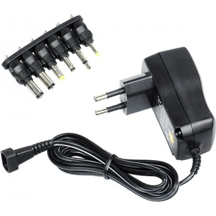 INDEXA 32108 Schaltnetzgerät 12Vdc/600Ma, 600U Videoüberwachungssystem schwarz