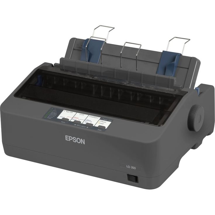 Epson LQ-350 Matrixdrucker (24-Nadeln, USB 2.0) schwarz – Bild 3