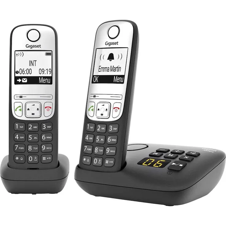Gigaset A690 A Duo Analog-Telefon schwarz – Bild 2