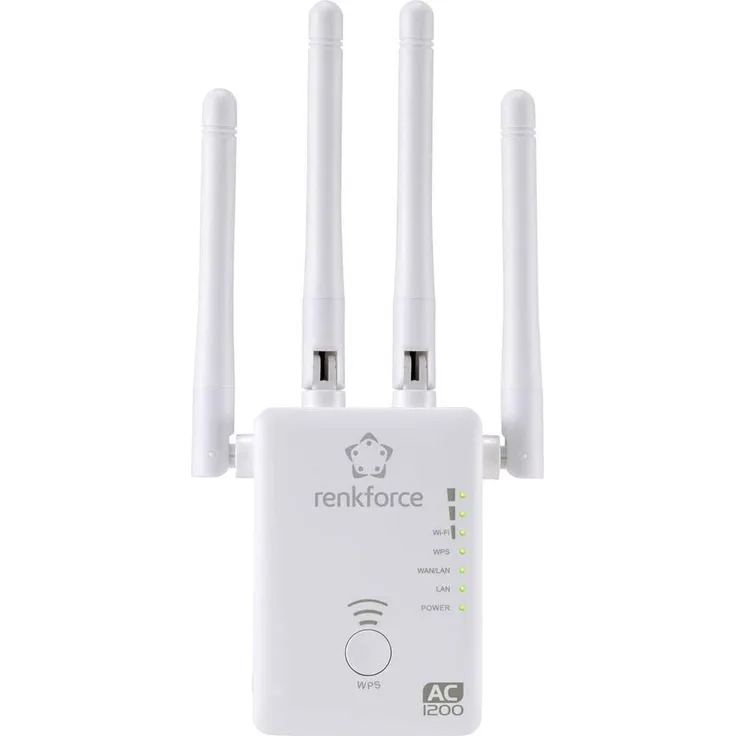 Renkforce AC1200 Dualband WLAN-Router/Repeater/AP (RF-3804172)