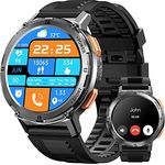 KOSPET T2 Smartwatch Herren,1,43"AMOLED Always-On Display Fitnessuhr mit Telefonfunktion,60+Tage Super Langer Akku, KI Sprachassistent, 5ATM Wasserdicht 70 Sportmodi Robuste Sportuhr-24H Schlafmonitor
