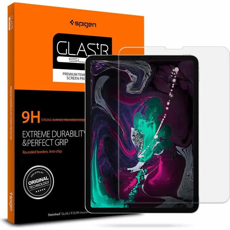Spigen tempered glass Glas.TR Slim for iPad Air 4 2020 / 5 2022 (1 Stück, iPad Air 2022 (5. Gen)), Tablet Schutzfolie von Spigen
