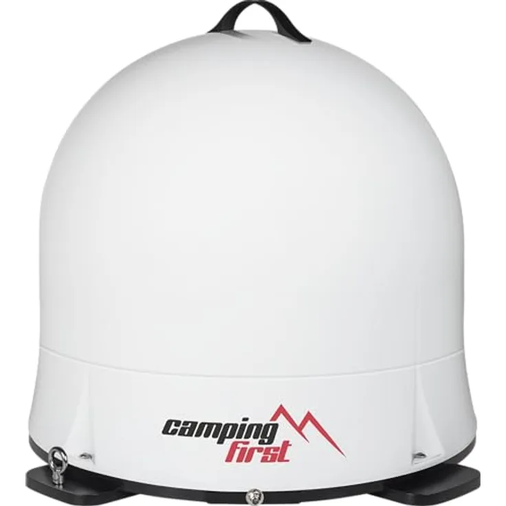 Camping First Satmex Dome, vollautomatische Satellitenantenne für mobilen TV-Empfang, robuste Kunststoffkuppel, selbstjustierend auf Astra 19,2° Ost