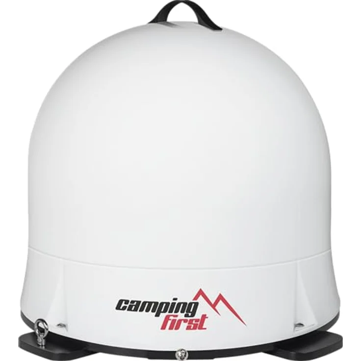 Camping First Satmex Dome, vollautomatische Satellitenantenne für mobilen TV-Empfang, robuste Kunststoffkuppel, selbstjustierend auf Astra 19,2° Ost – Bild 1