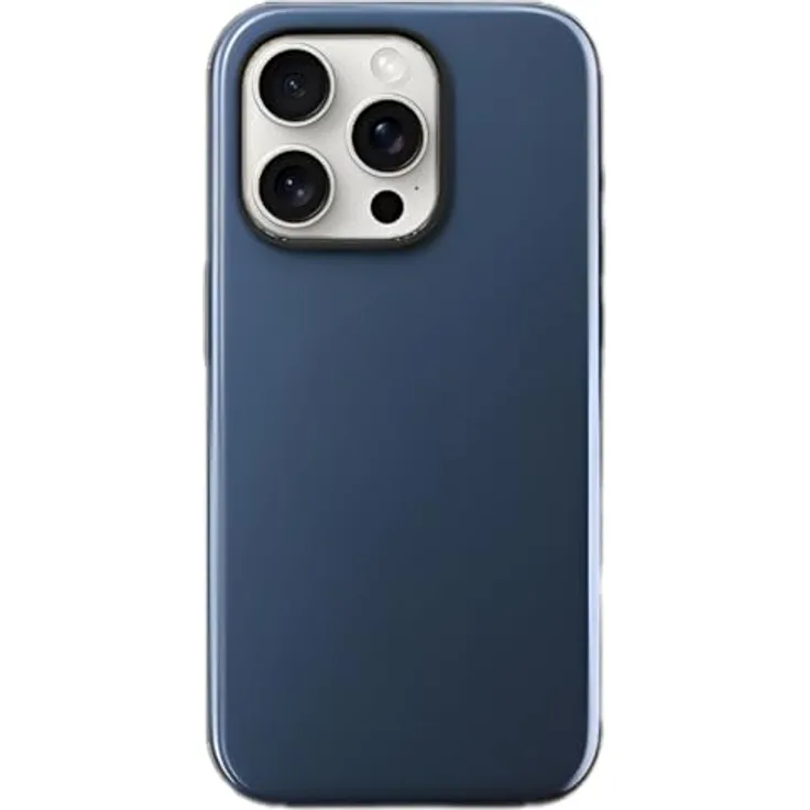 NOMAD Sport Case für iPhone 16 Pro Max | Hülle aus Polycarbonat mit TPE-Bumper | mit Satin PET-Beschichtung | MagSafe-kompatibel | Naval Blue