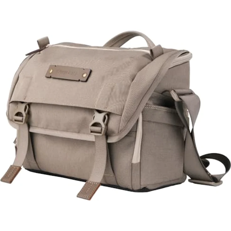 Vanguard VEO RANGE32M BG, Schultertasche für Kameras mit zusätzlichem Stauraum, beige – Bild 3