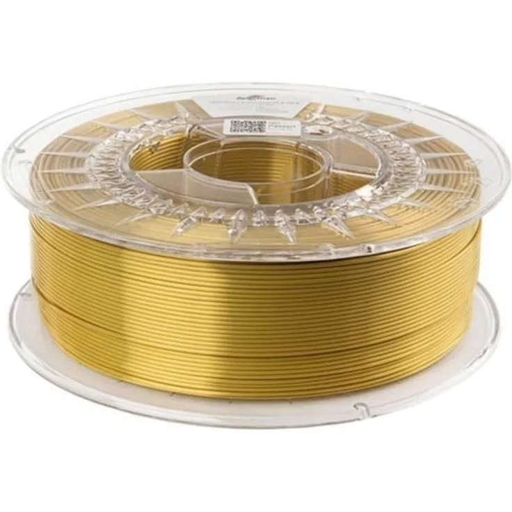 Spectrum 3D Filament PLA Silk, 1.75mm, Glorious Gold, 1 kg für präzise 3D-Drucke