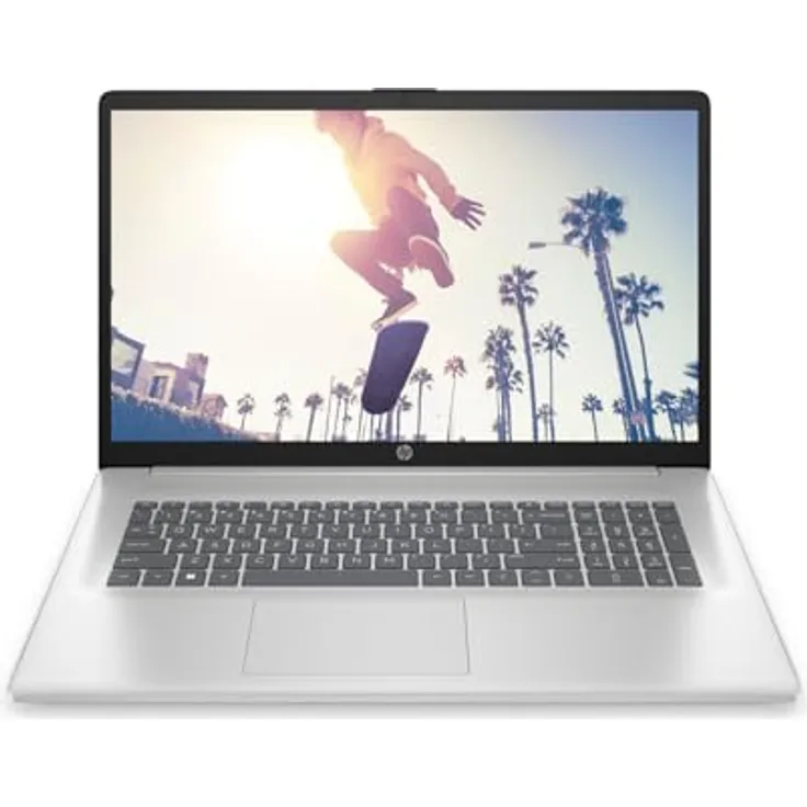 HP 17-cn3174ng Intel® Core™ i7 i7-1355U Laptop 43,9 cm (17.3") Full HD 16 GB DDR4-SDRAM 512 GB SSD Wi-Fi 6 (802.11ax) FreeDOS Silber