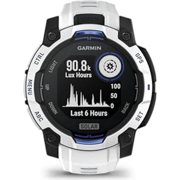 Garmin Instinct 3 Solar 010-02934-03, GPS Smartwatch mit Solaraufladung, Schwarz – Bild 2