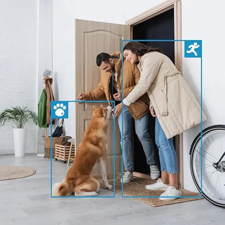 Reolink E331 2K+/5MP PT-Indoor Wifi Kamera, Netzwerkkamera mit 2592 x 1920 Pixels, Weiss – Bild 4