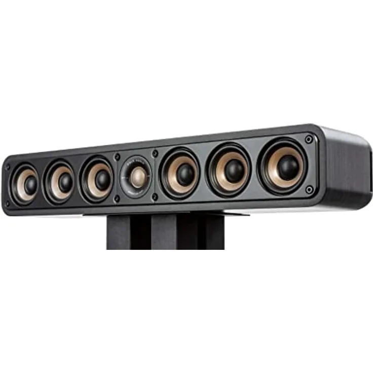 Polk Audio Signature Elite ES35 Centerlautsprecher, Hi-Res Zertifiziert, Dolby Atmos und DTS:X kompatibel, schwarz