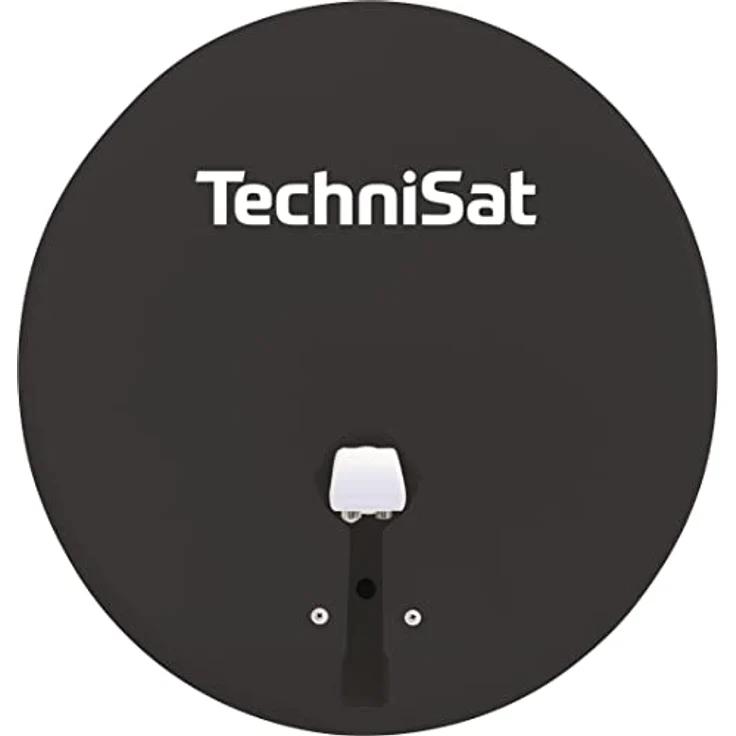 TechniSat TECHNITENNE 60 Satelliten-Schüssel für 2 Teilnehmer (60 cm digital Sat Anlage, Komplettset aus Antenne mit Masthalterung und Universal-Twin-LNB) anthrazit – Bild 2