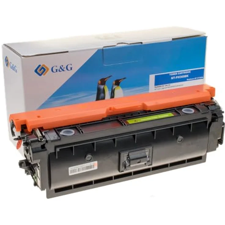 G&G XL-Toner kompatibel mit HP CF360X/508X, hohe Seitenreichweite für gestochen scharfe Druckergebnisse – Bild 1