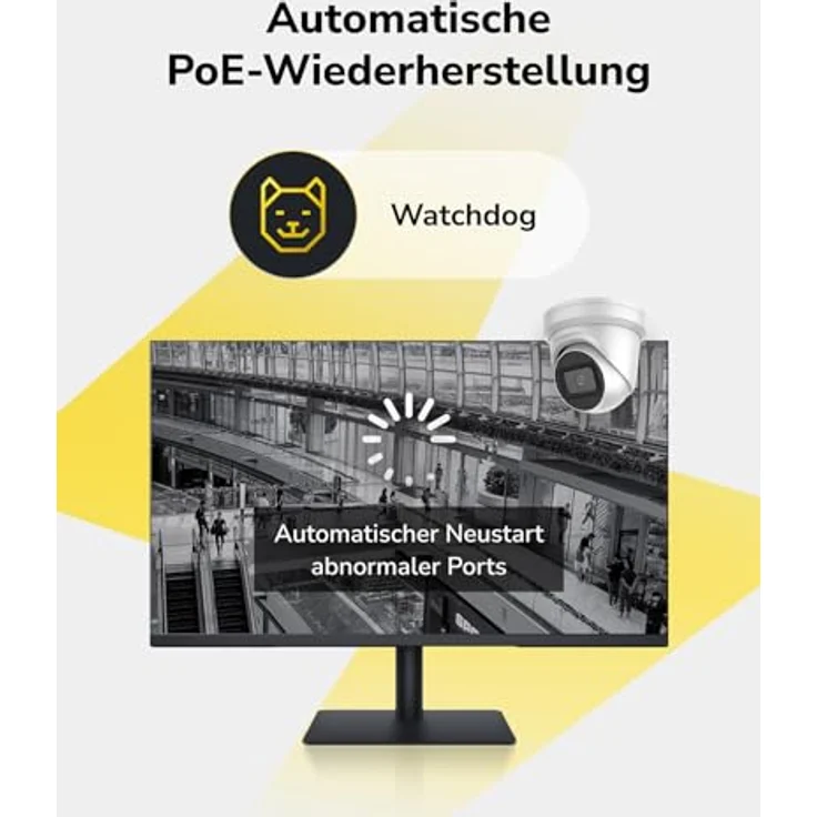 Cudy FS1018PS1 Netzwerk Switch, Fast Ethernet PoE mit 18 Ports und 200 W Leistungsbudget, grau – Bild 3