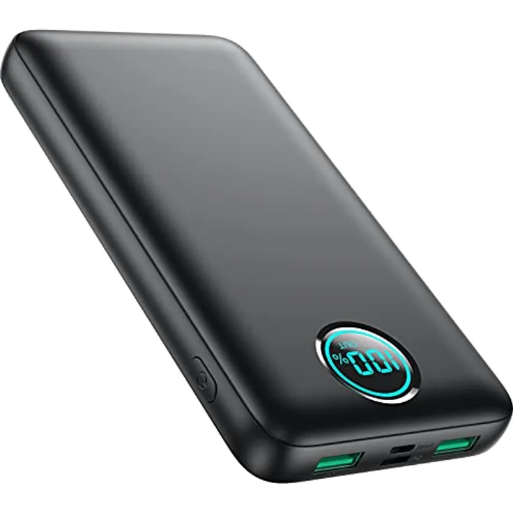 iPosible Power Bank 26800mAh, 25W PD3.0+QC4.0 Schnelles Aufladen LCD Display Externer Akku, 3 Outputs USB C Power Bank Kompatibel mit iPhone 15 14 13 12 11 XS Samsung Huawei Xiaomi Oppo Tablet