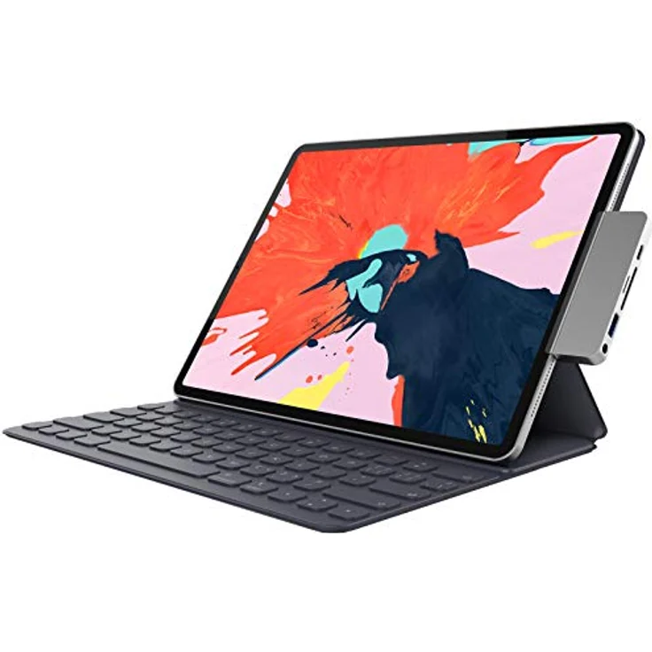 HyperDrive USB C Hub 6-in-1 mit Type-C,USB 3.1,HDMI,SD-MicroSD Slot,Audio Jack,Speziell für das Neue iPad Pro 2017-2018-2019,Silver – Bild 3