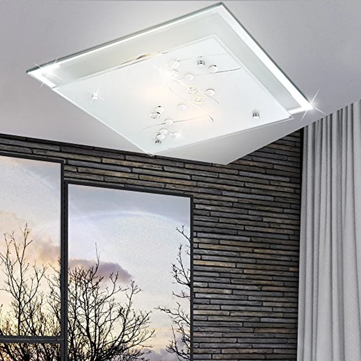 Globo Deckenleuchte 2-flammig Ballerina I, 120 Watt, Einbaustrahler, chrom – Bild 3