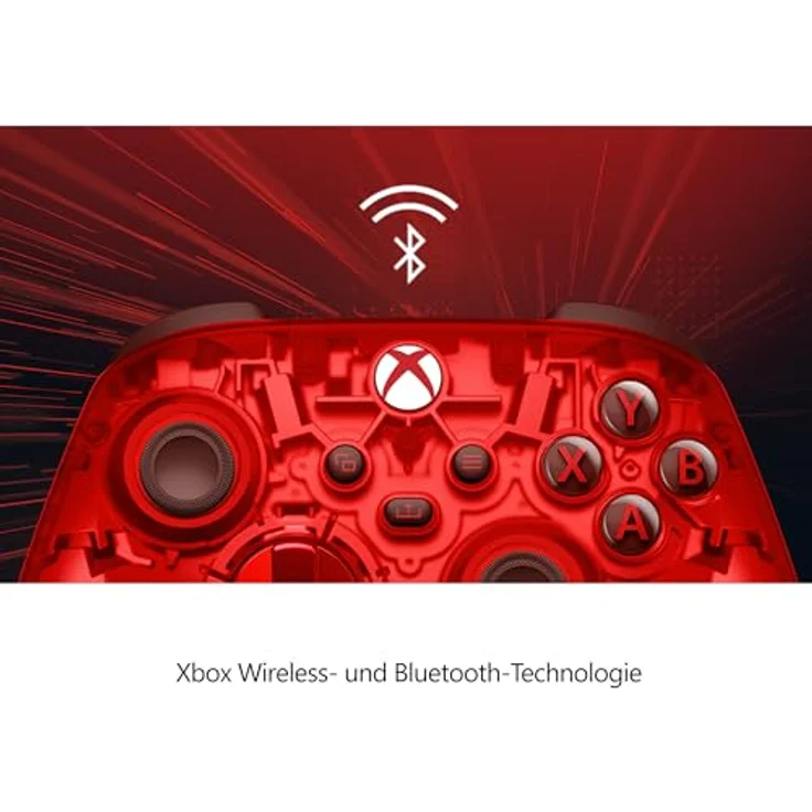 Microsoft Xbox Wireless Controller – Pulse Cipher Special Edition Rot Bluetooth-Gamepad Analog / Digital für Xbox Series S, Android, Xbox Series X, iOS, PC – Bild 7