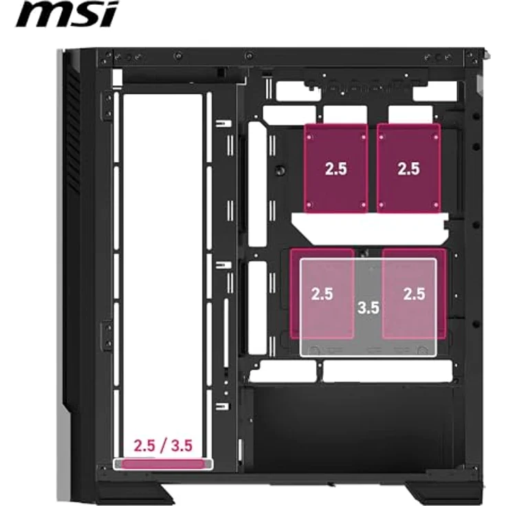 MSI MPG Velox 300R Airflow PZ, PC-Gehäuse mit modernem Design und optimierter Kühlung – Bild 5