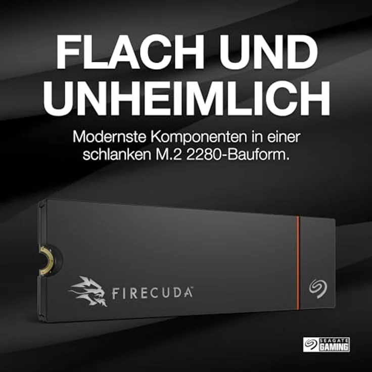 Seagate FireCuda 530 Refresh NVMe SSD 2TB, für PS5/PC, bis zu 7.300 MB/s, 3D-TLC-NAND, 640 TBW, mit Kühlkörper, Modellnr.: ZP2000GM3A073 – Bild 5