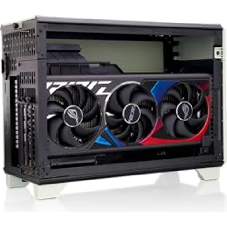 Thermaltake V300, Mini-Tower PC-Gehäuse für Mini-ITX Mainboards, bis zu 360 mm Grafikkarten, 2 Lüfterplätze, schwarz – Bild 8