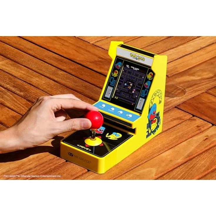 My Arcade PAC-MAN Joystick Player, Mini Arcade Game mit 3,5 Zoll Farbdisplay, klassischem und Speed-Up-Modus, tragbar und mit Hochformat-Grafik – Bild 4