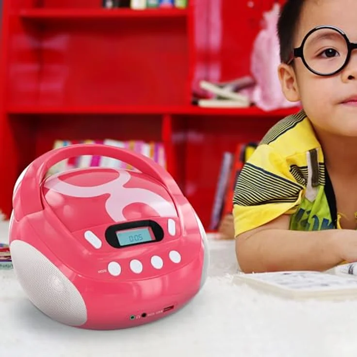 Metronic Gulli Radio-Tragbarer CD--MP3-Player für Kinder, mit USB-Port – Bild 8