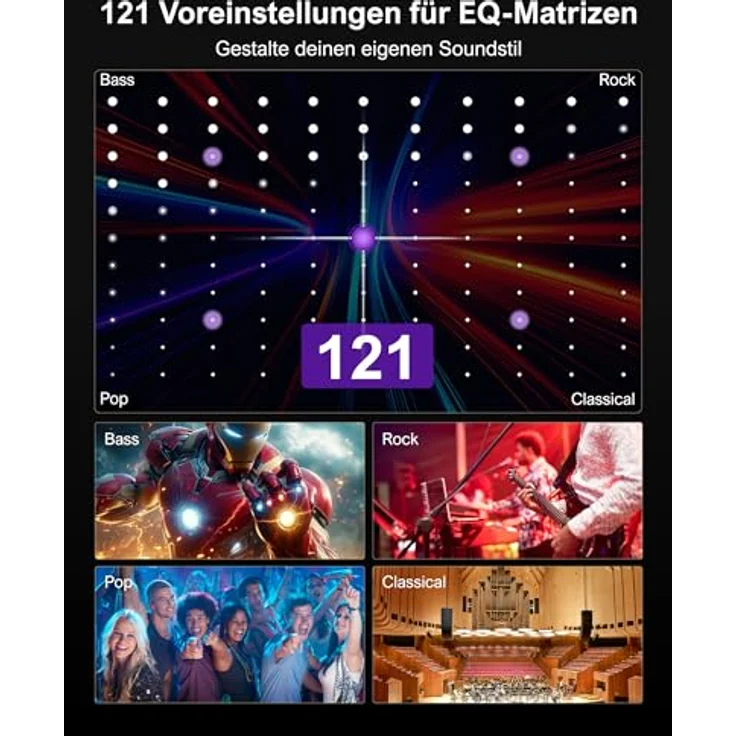 Ultimea Ultimea Aura A60, 7.1 Bluetooth Soundbar mit Surround Sound für TV und Gaming – Bild 6