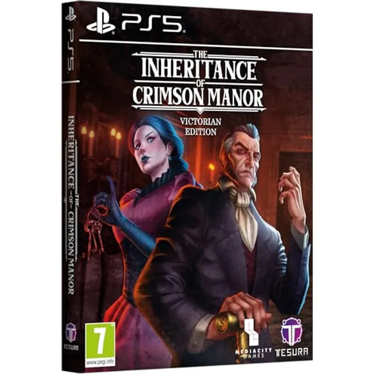 Tesura Games The Inheritance of Crimson Manor - Victorian Edition (PS5) - Dynamic Hints System, Well Balanced Logic Puzzles, Non Linear Exploration Gameplay and Rich Story