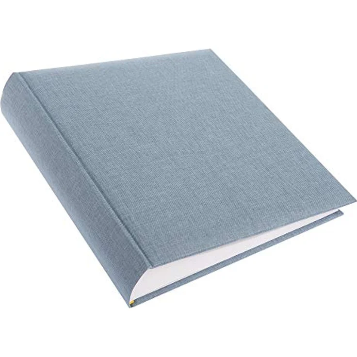 goldbuch Fotoalbum Summertime Trend 2, Buch ca. 30 x 31 cm, 60 weiße Seiten mit Pergamin-Trennblättern, Leinen, 27 607, Blau-grau, 60 cm - Preisvergleich – Bild 3
