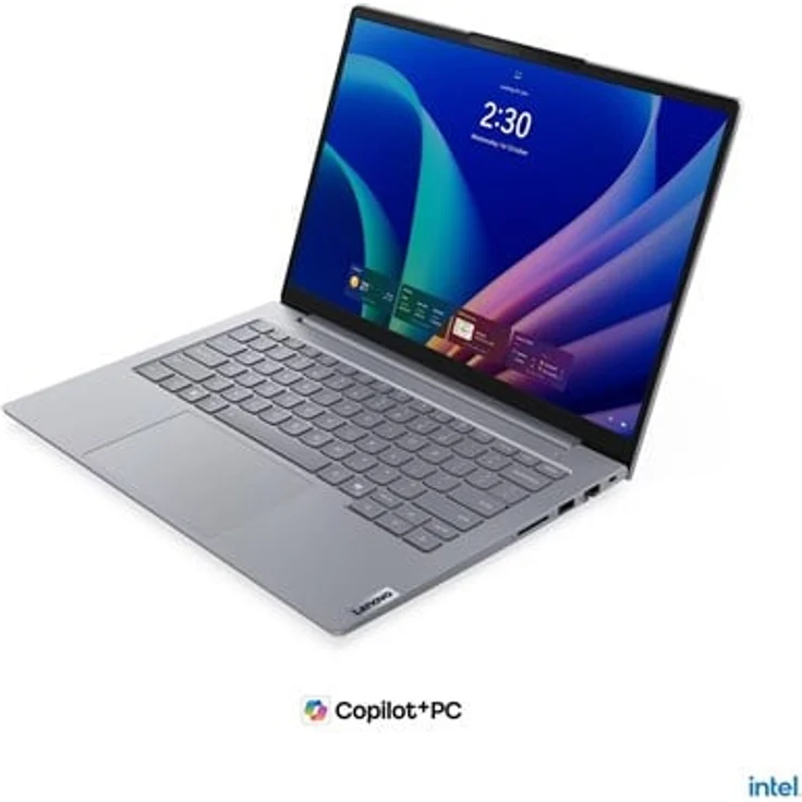 Lenovo ThinkBook 14 G9 IPL, Copilot+ PC mit Intel Core Ultra 7 355, 16 GB RAM, 512 GB SSD, 14" IPS 1920 x 1200, Arctic Grey, Deutsch