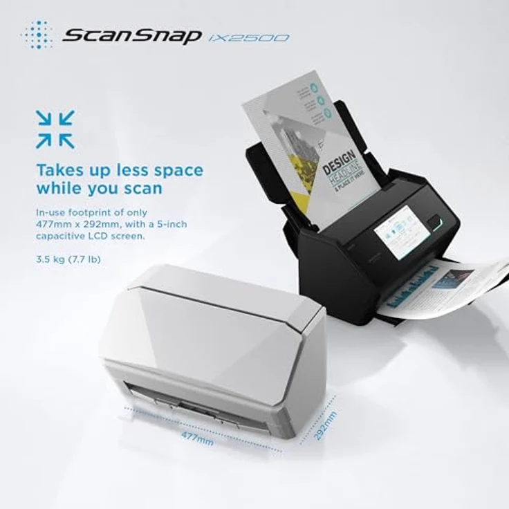 RICOH ScanSnap IX2500, ADF-Dokumentenscanner mit 45 Seiten/Min, Duplex-Scan, WLAN & USB, schwarz – Bild 13