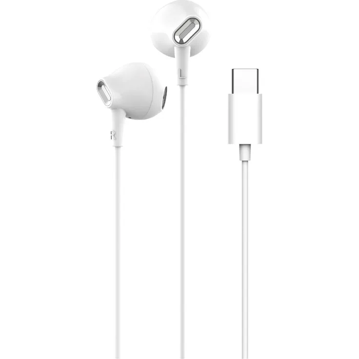 Puro Kopfhörer (Kabelgebunden), In-Ear mit USB-C Verbindung, Weiss