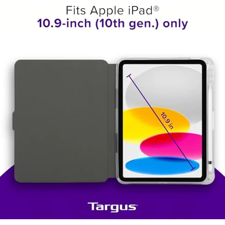 Targus Tablet-Hülle Pro-Tek Clear Case für Apple iPad 10.9, stoßfest, transparent, Militärqualität, schlanke Schutzhülle – Bild 10
