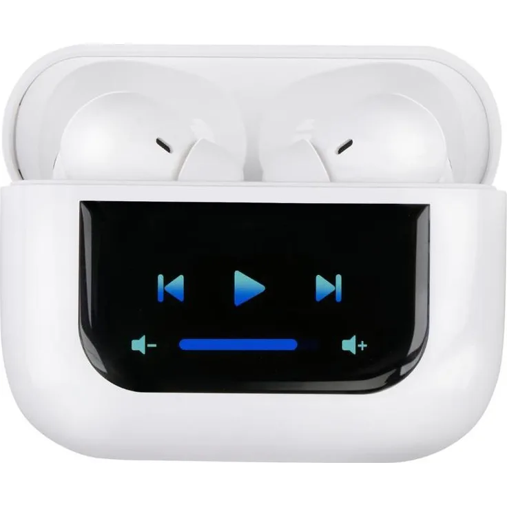 Grundig Bluetooth 5.4 In-Ear Kopfhörer mit Mikrofon, aktive Geräuschunterdrückung, Touchscreen Ladecase mit LED-Anzeige, Typ-C Kabel