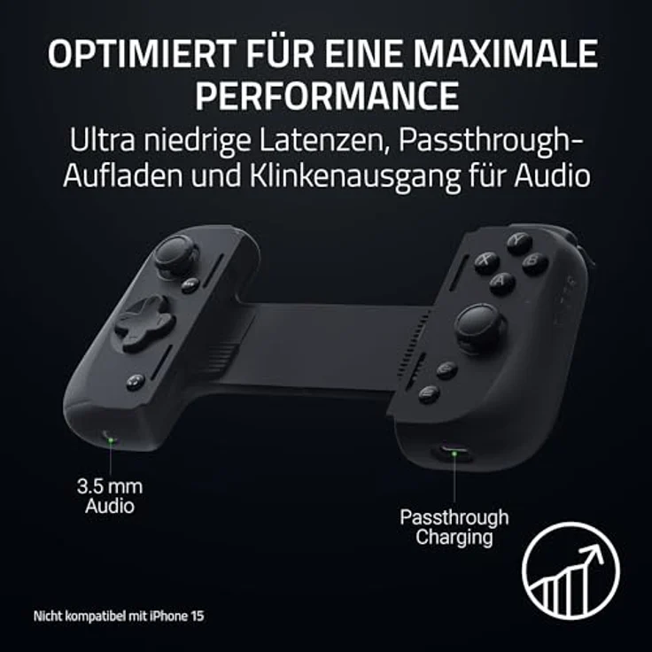 RAZER Razer Kishi V2 Pro (Android), Gamepad mit Razer Hypersense-Haptik, Multifunktionstasten, ausziehbares Mittelteil – Bild 7