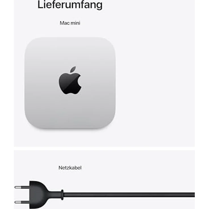 Apple Mac Mini (2024), Apple M4 MU9D3D/A 16 GB RAM, 256 SSD, macOS, Silber – Bild 6