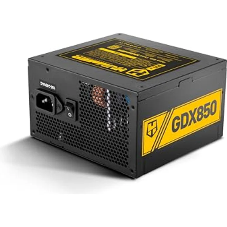 NOX Hummer GDX 850W 80 Plus Gold, ATX 3.1 Netzteil mit 850W, S-ATA, PCIE 5.1, ultra-leisem 120mm Lüfter, Schwarz – Bild 2