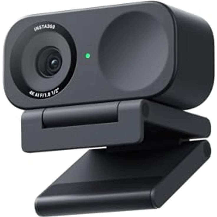 Insta360 Link 2 C 4K-Webcam mit AI, Pro-Audio, Gestensteuerung, HDR, Deskview – Integrierter Datenschutz – Bild 1