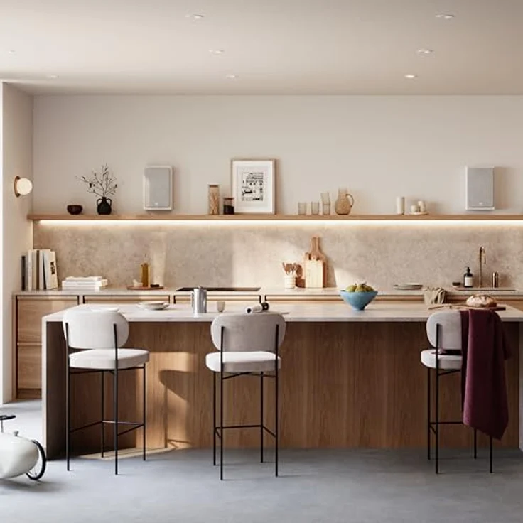 DALI SONIK ON-WALL, Wandlautsprecher in Schwarz mit ultra-schlankem Design und Down-firing Bassreflex-System – Bild 2