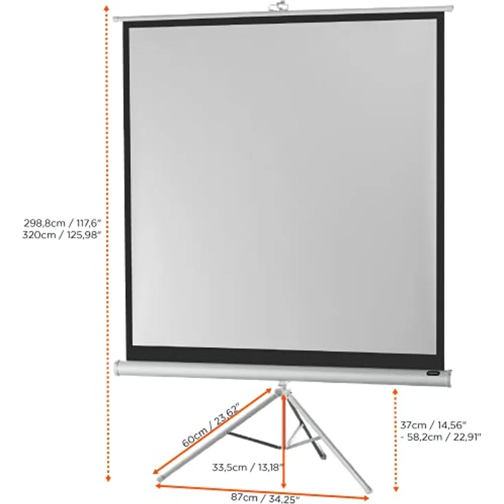 Celexon Stativ Economy 244 x 244 White Edition – Bild 4