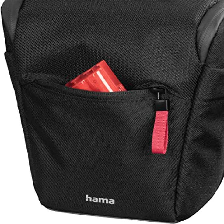 Hama Matera, Kameratasche für Digitalkameras, Schwarz, mit Doppelreißverschluss, abnehmbarem Schultergurt und verstellbaren Inneneinteilern – Bild 9