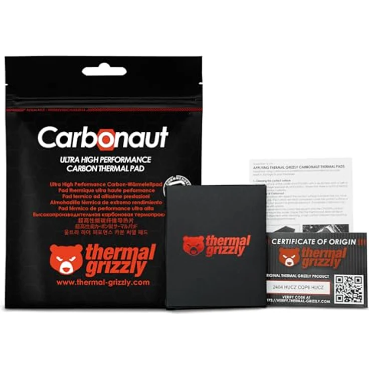 Thermal Grizzly Carbonaut Wã¤Rmeleitpad 38 0,2 mm – Bild 9