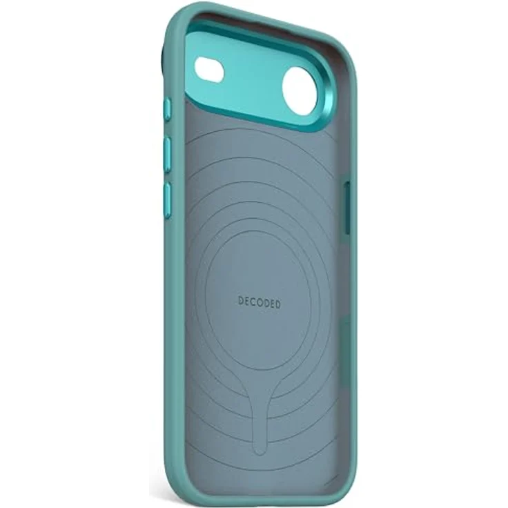 Decoded Hülle MagSafe für iPhone Air, antimikrobielle Silikon-Schutzhülle in Blau mit passgenauem Design – Bild 3
