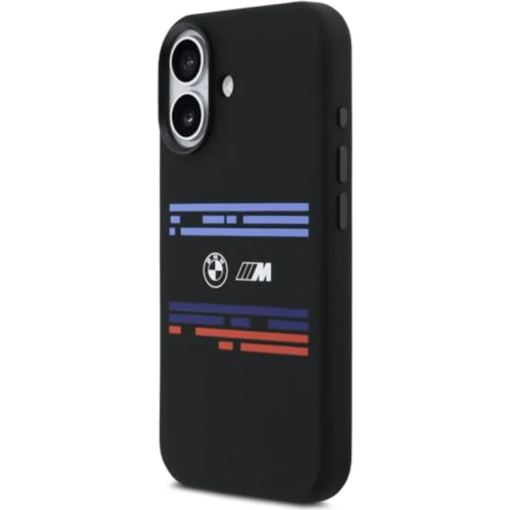CG MOBILE BMW M Silikon-Horizontalstreifen für iPhone 17, kompatible MagSafe-Hülle, Schwarz – Bild 2