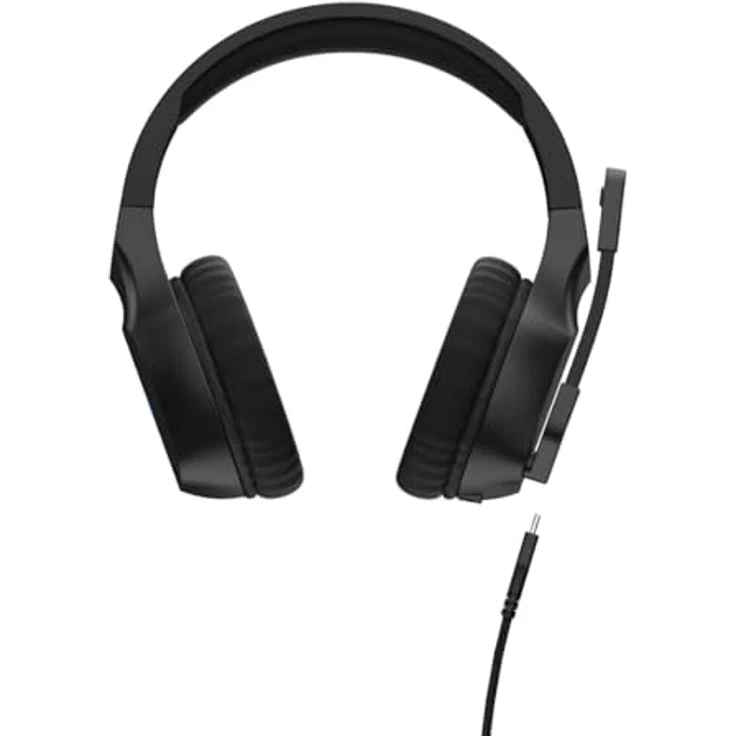 uRage Gaming-Headset SoundZ 400 V2, kabelgebundene Multi-Plattform Kopfhörer für PS5/PC, Over-Ear, schwarz – Bild 2